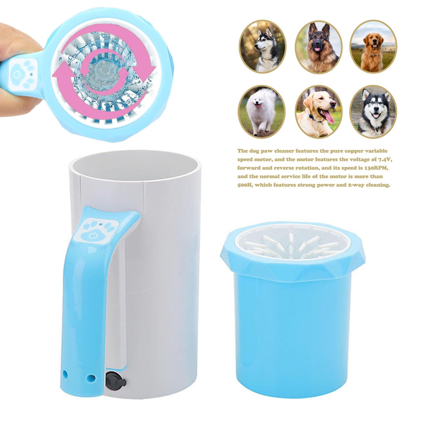 Electric Dog Paw Cleaner
