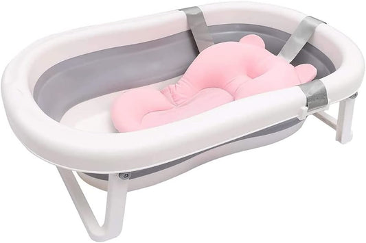 Baby Bath Seat Support Floating Baby Cushion Soft Baby Bath Pillow Non-Slip Bath