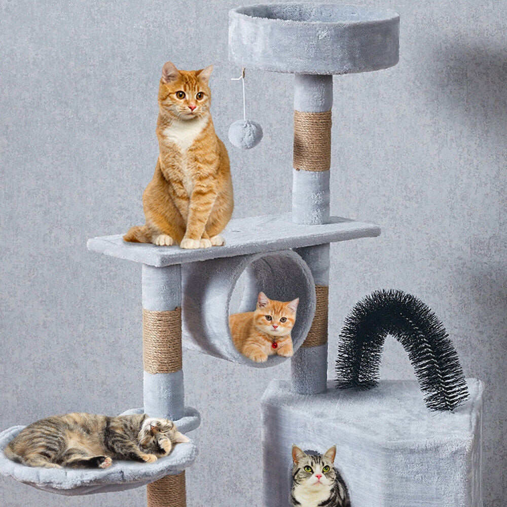 Cat Scratching Post Large Cat Tree Tower Kitten Condo Activity Centre Climbing
