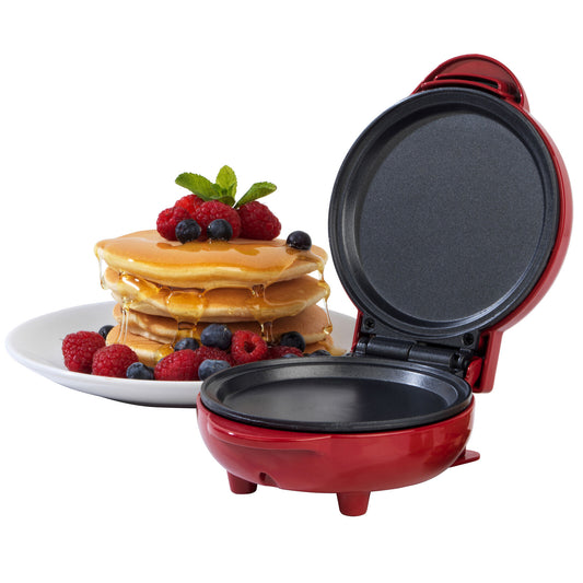 Giles & Posner Snack Maker Mini Compact Pancake Egg Treat Maker & Grill 550 W